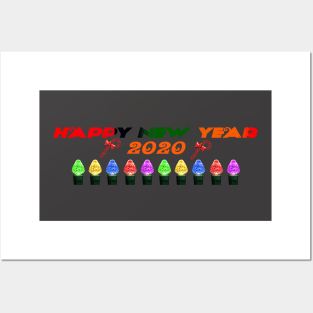 happy new year Posters and Art